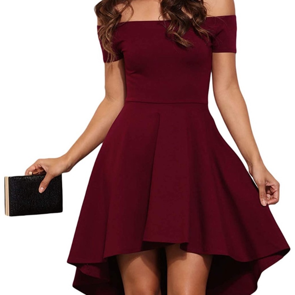 Burgundy Dress
